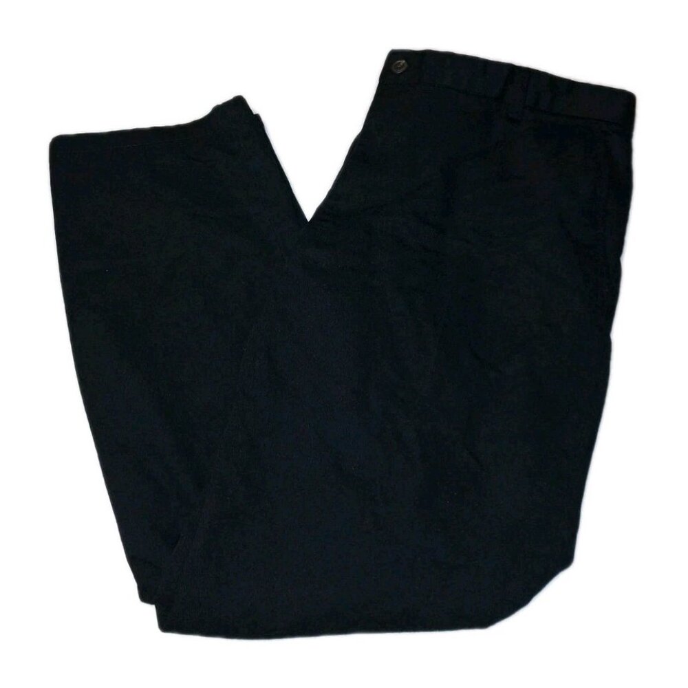 St. John's Bay Men's Black Pants 40x32 Easy Care